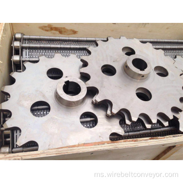 24 Sprocket Chain Roller Rantai Keluli Industri Gigi